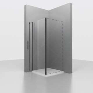 Боковая панель RGW Z-050-1B 352205108-14 80см чёрный